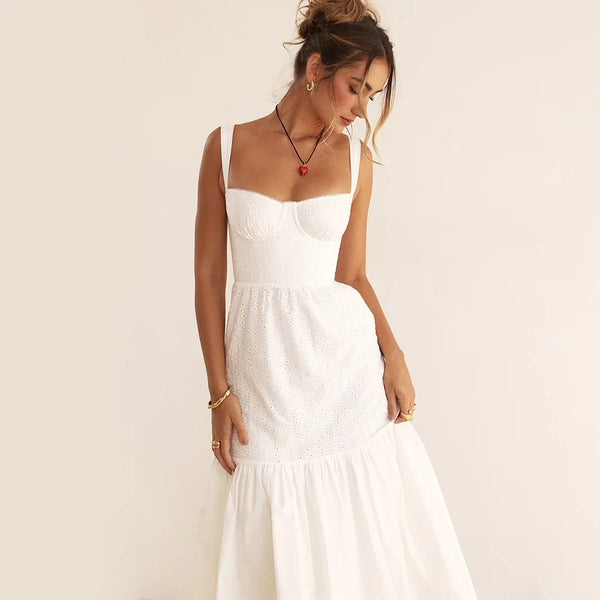Linen-cotton Summer Dress