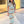U-neck Striped Crochet Short Knitted Dress