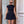 Elegant Slim Solid Pockets Mini Dress